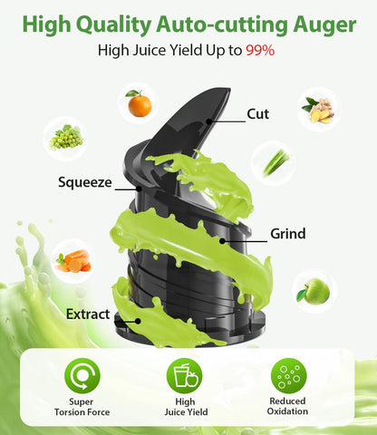 ECOSELF high juice yield per batch reduces waste