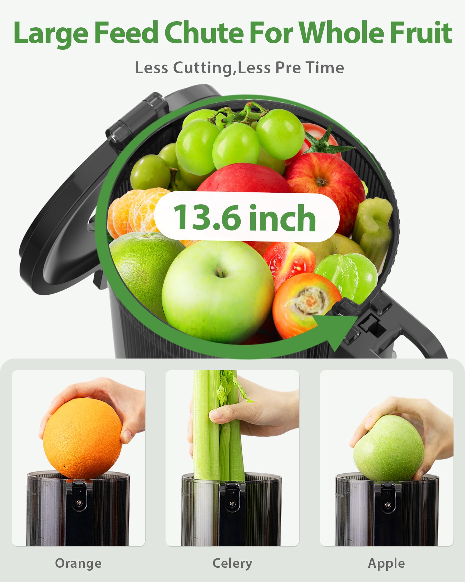 ECOSELF self-feeding design keeps prep time short
