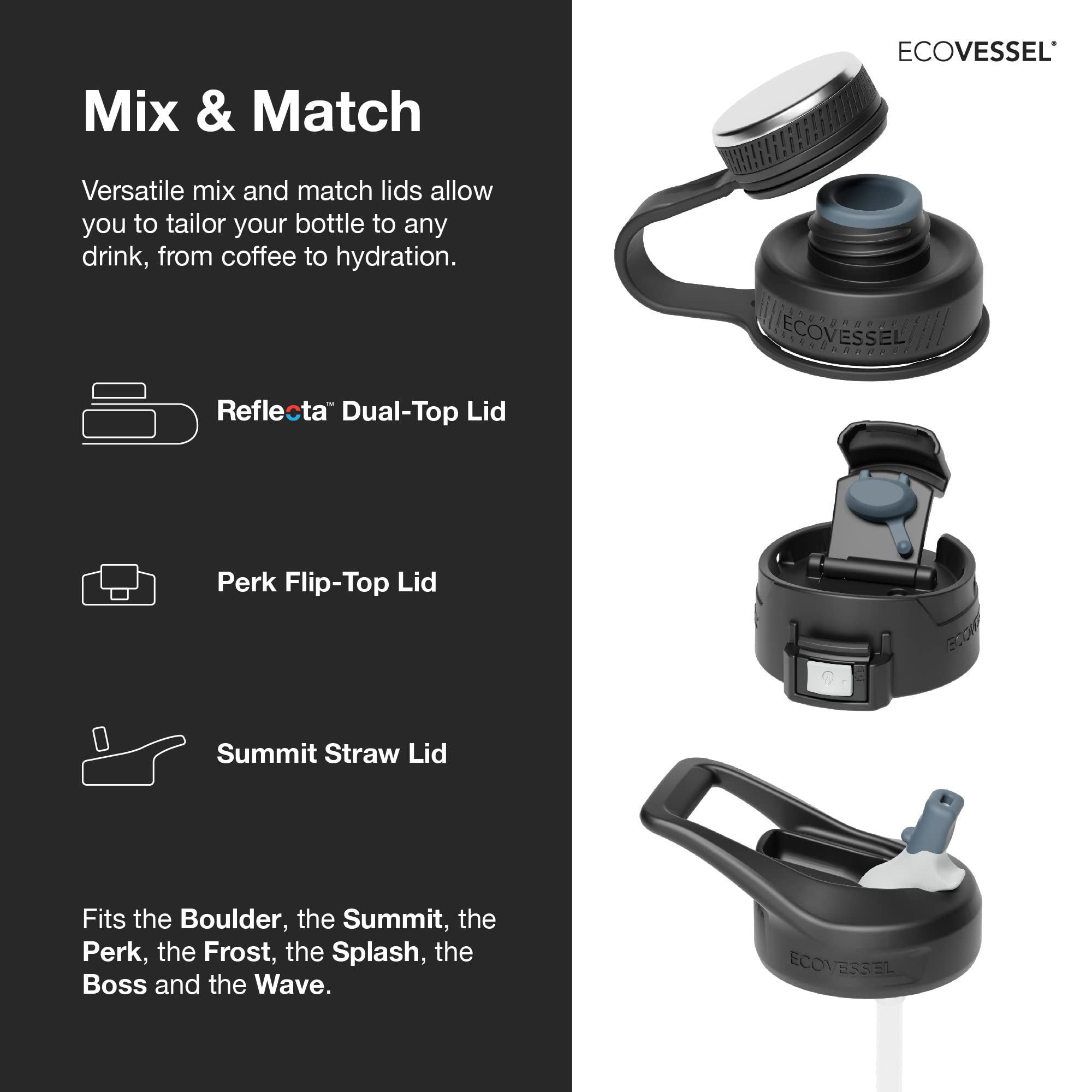 Leak proof cap on the go keeps drinks secure