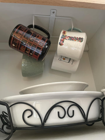 ECROCY under-cabinet screw-mount design installs easily for secure storage.
