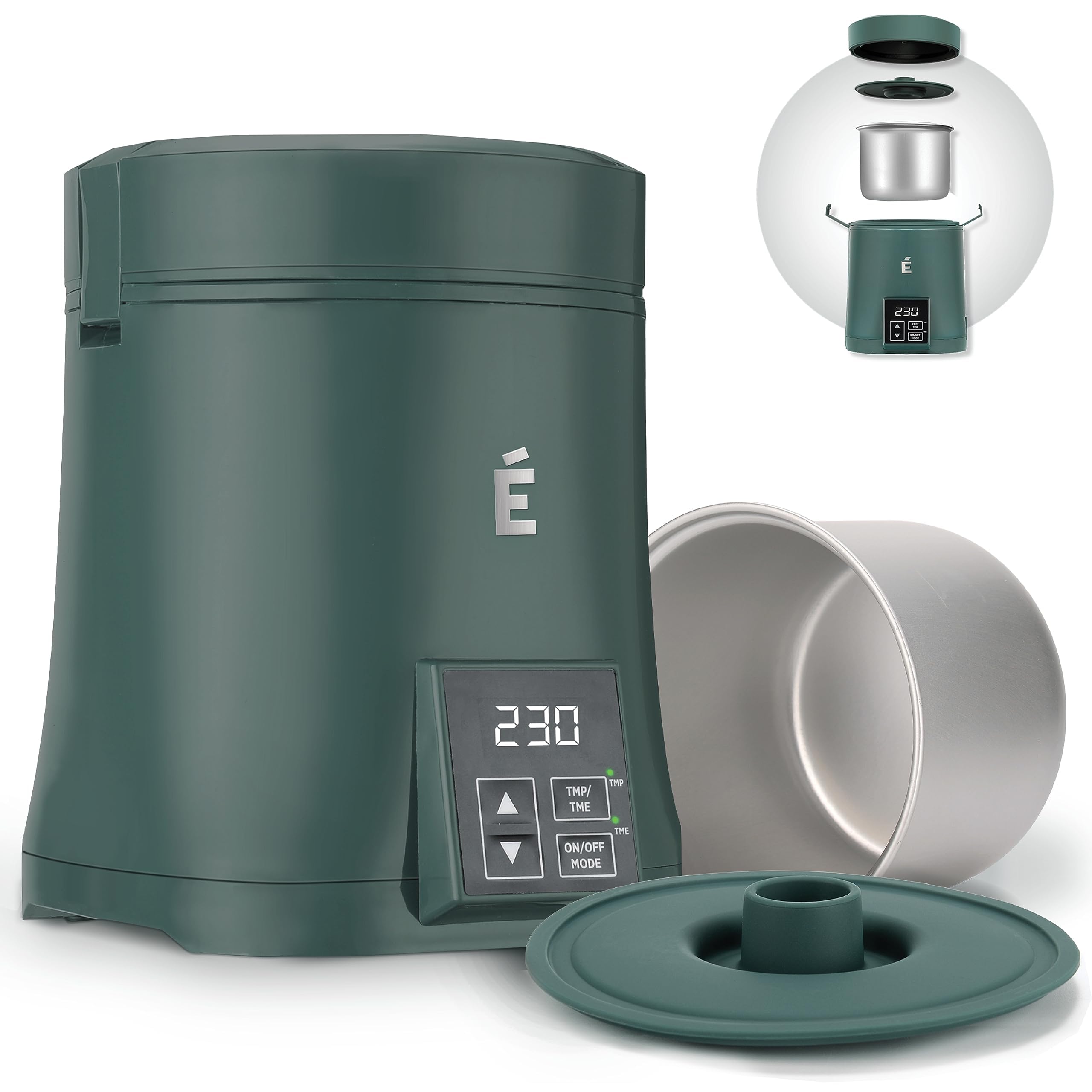 ECRU 2-in-1 herb decarboxylator infuser for 2 oz batches with clean operation.