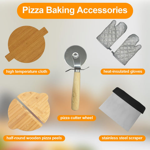 ECUMFFY pizza oven reaches 800°F quickly for faster preheating and crisp crusts.