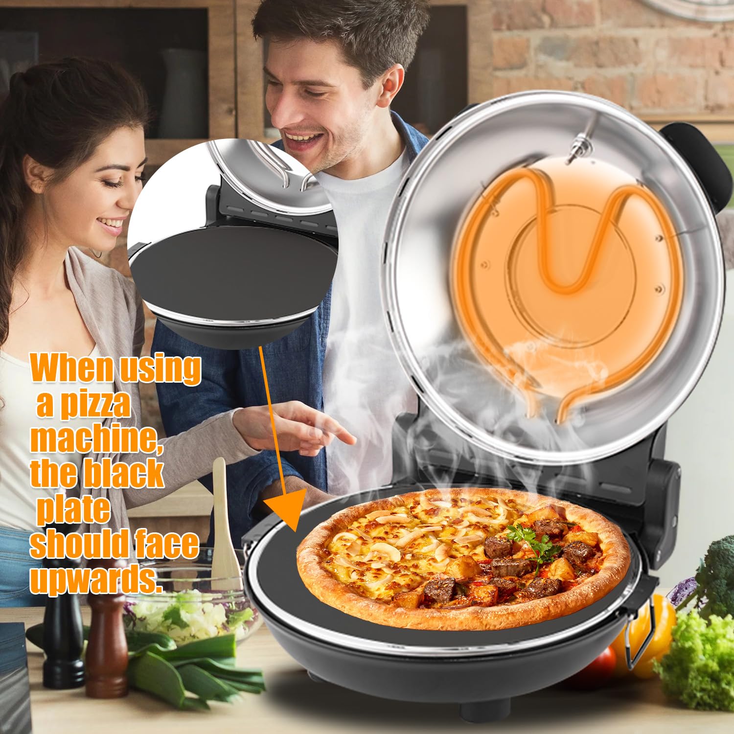Included tools set for ECUMFFY pizza oven: peels, scraper, cutter, cloth, gloves.