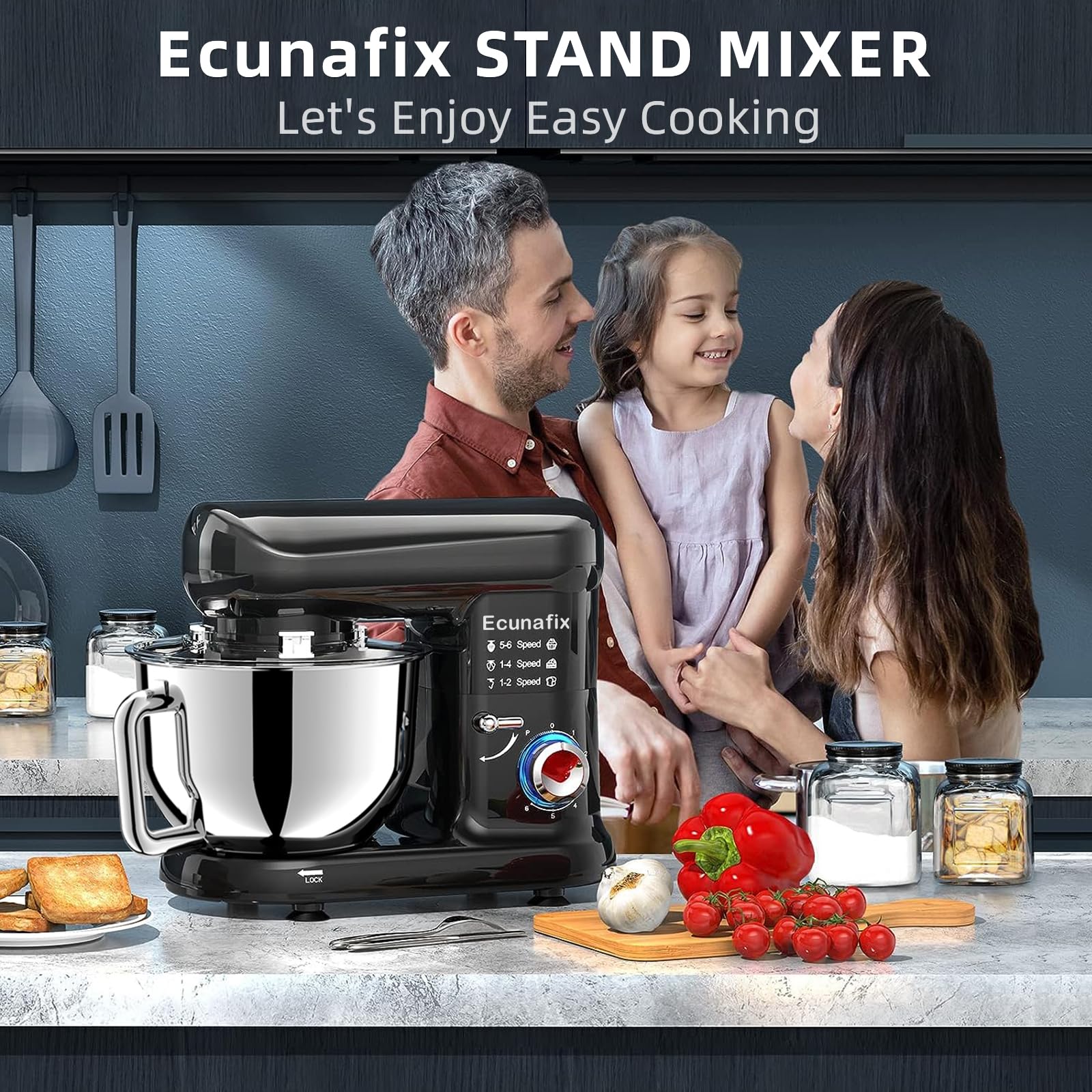 Ecunafix 304 stainless steel bowl for durable and safe mixing