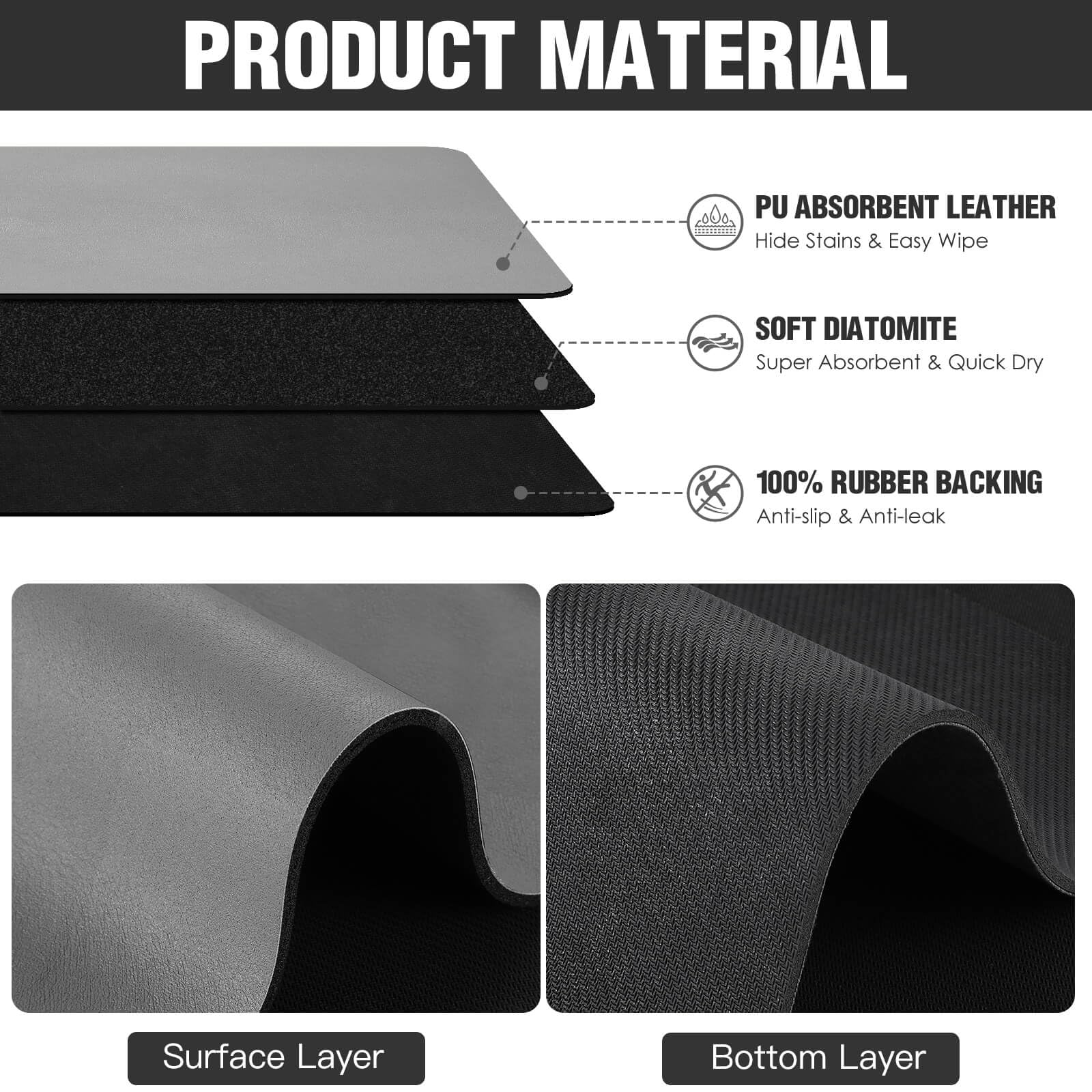 EDC-BFYOU versatile mat fits bar, coffee, and drawer spaces.