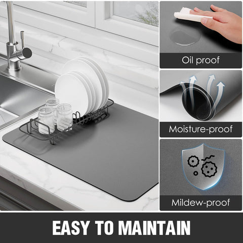 EDC-BFYOU heat-resistant drying mat safely handles hot items.