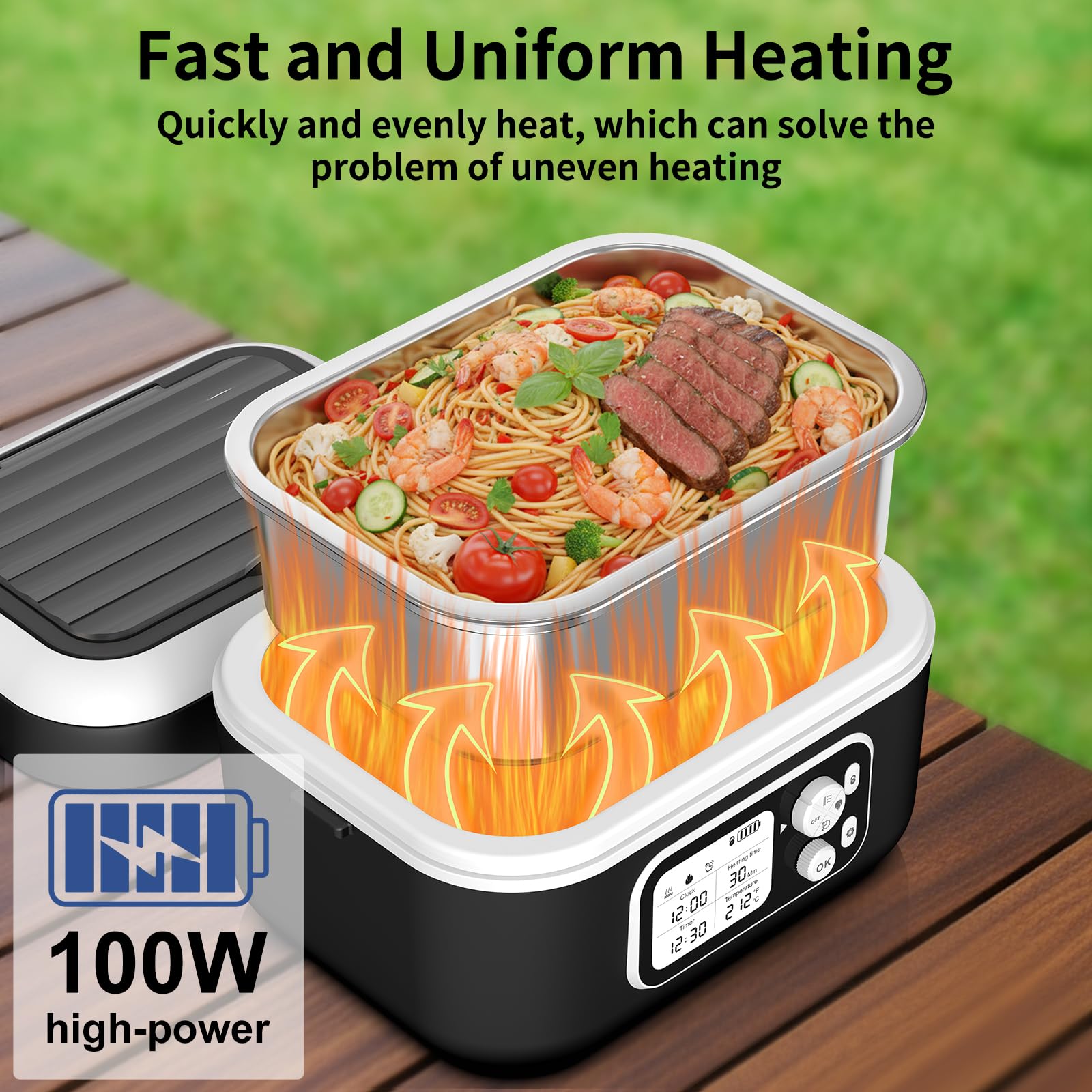 EDCREATY food-grade materials ensure safe heating
