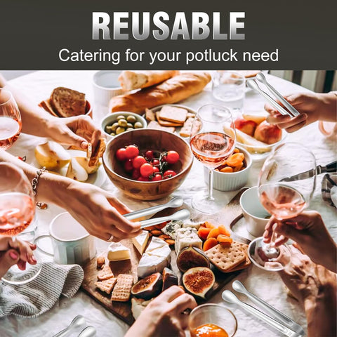 Eddeas 12-piece gift box of tiny tongs ready to gift