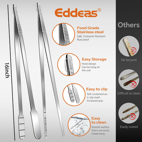 Eddeas heat-resistant up to 600F suits grilling and stovetop duties.