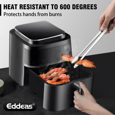 Eddeas kitchen tweezers 10-inch versatile tool for delicate kitchen tasks