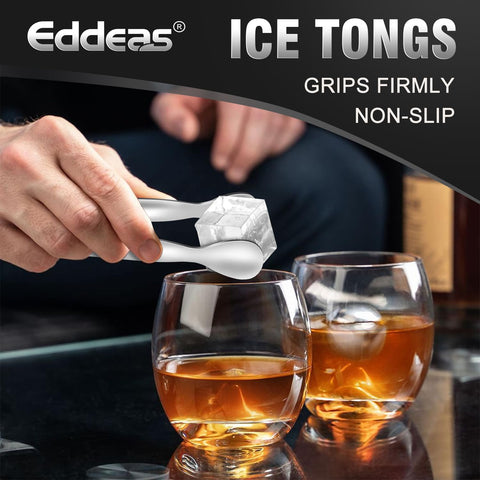 Eddeas mini tongs made from 304 stainless steel for durability.