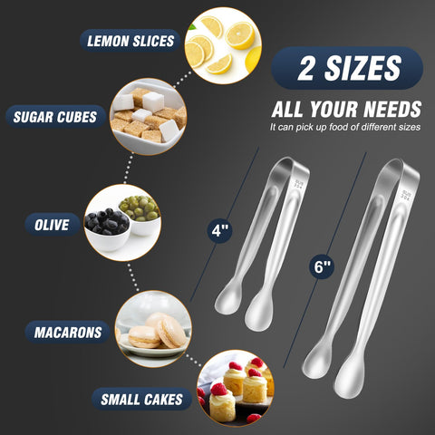 Eddeas mini kitchen tongs in box showcase durable, space-saving set