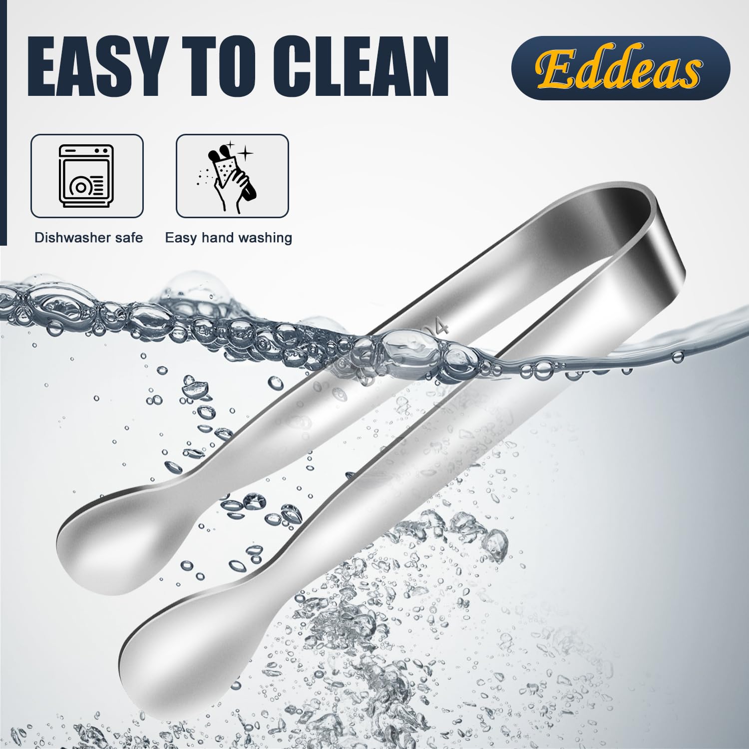 Eddeas mini tongs elegant design, gift-ready for hostess gifts.