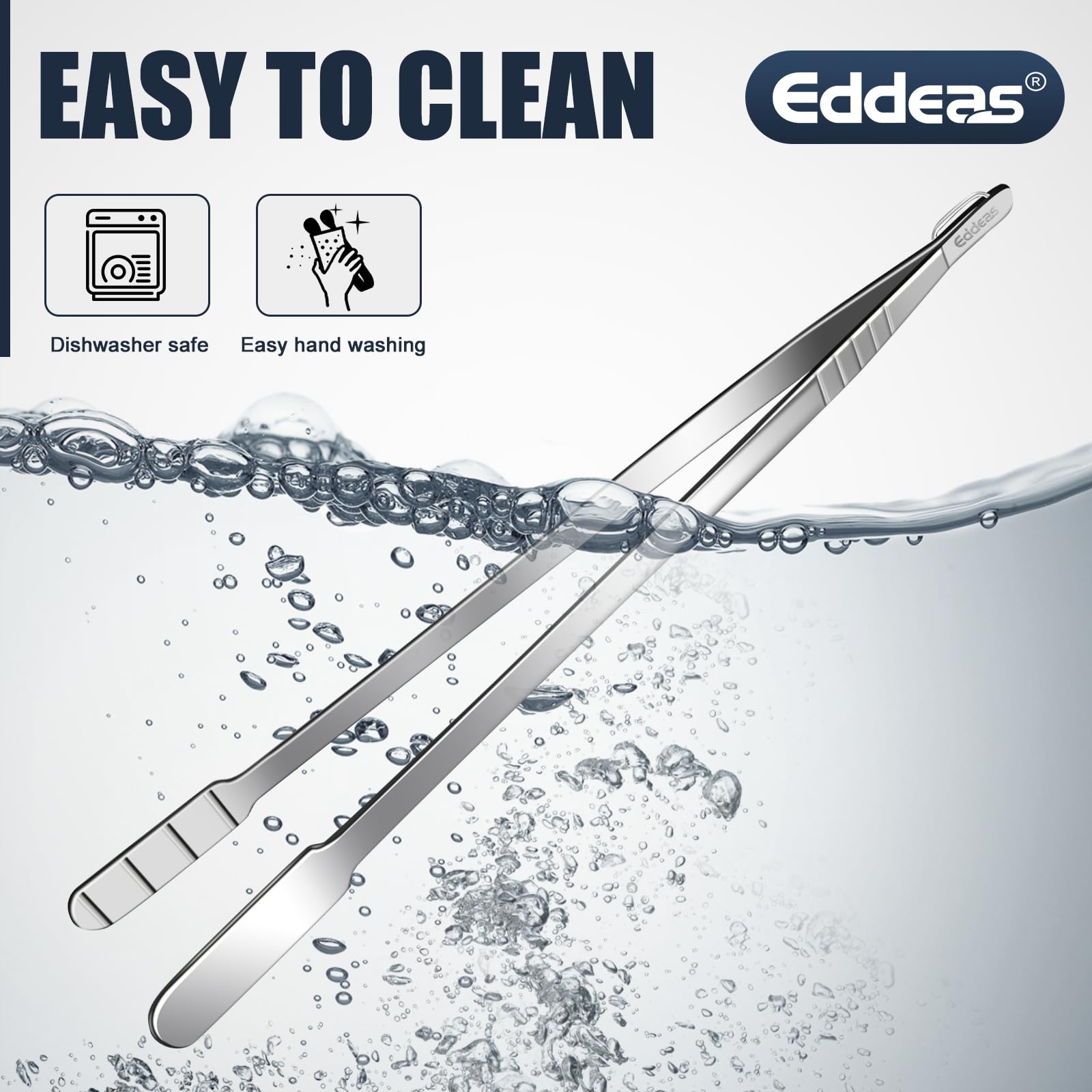 Eddeas long tweezers cover kitchen, buffet, and outdoor cooking needs.