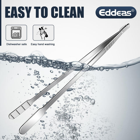 Eddeas long tweezers cover kitchen, buffet, and outdoor cooking needs.