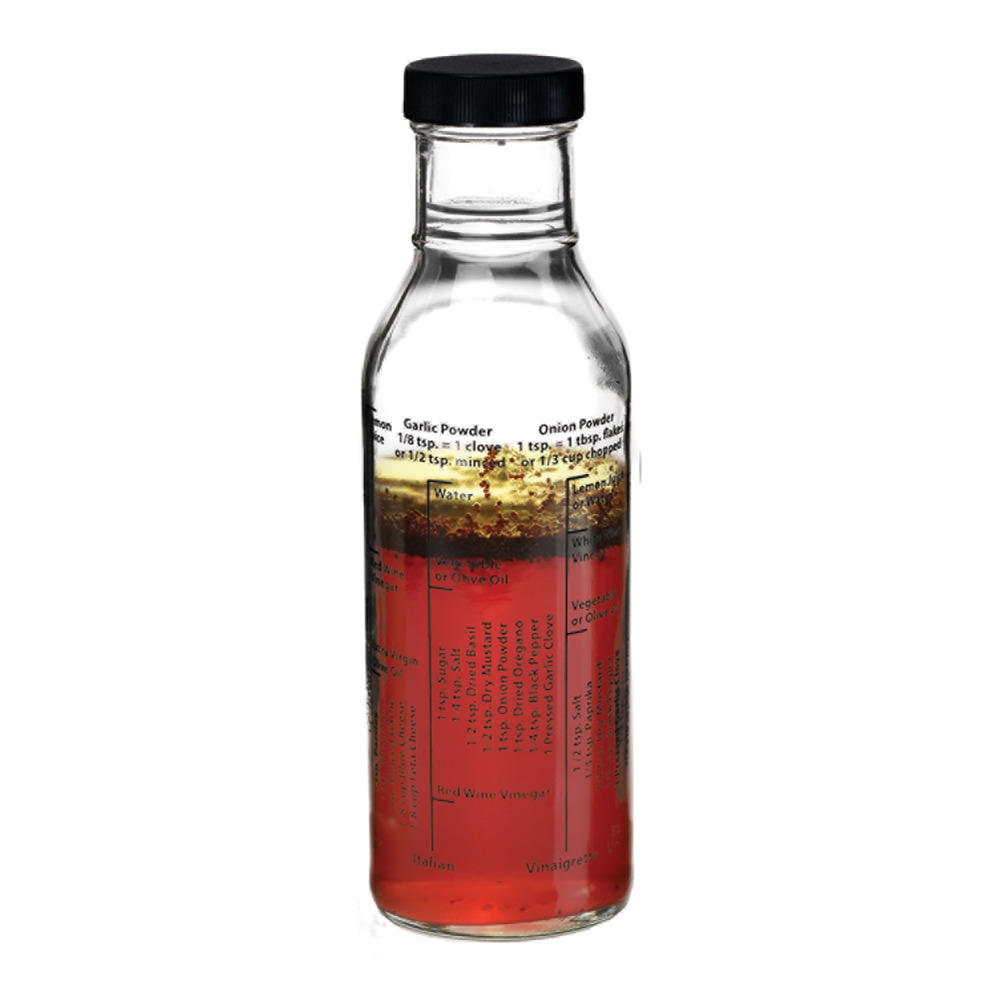 Eddingtons Kolder bottle markings display eight recipes with precise measurements.