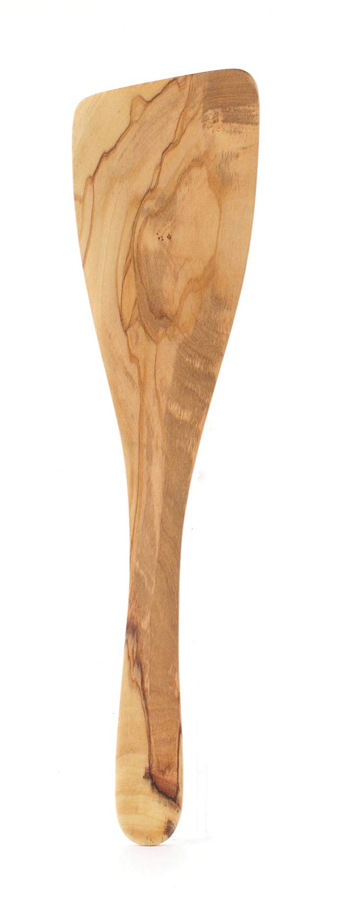 Eddingtons olive wood wide spatula close-up blade for gentle stirring on nonstick pans