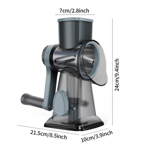 EDEFISY hand crank close-up highlighting ergonomic handle for ease
