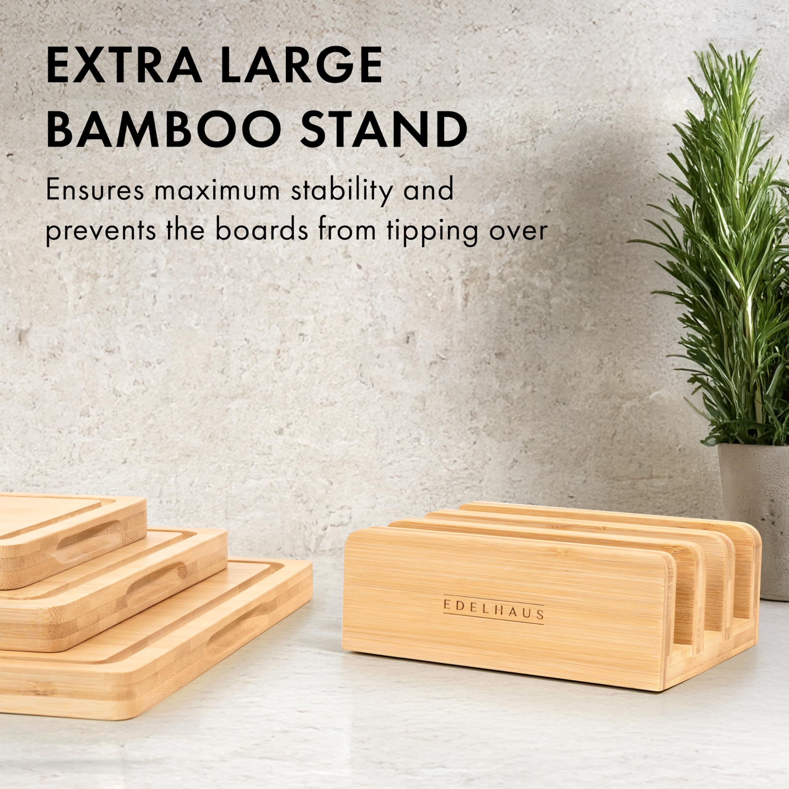 EDELHAUS Knife-friendly Surface reduces dulling while cutting