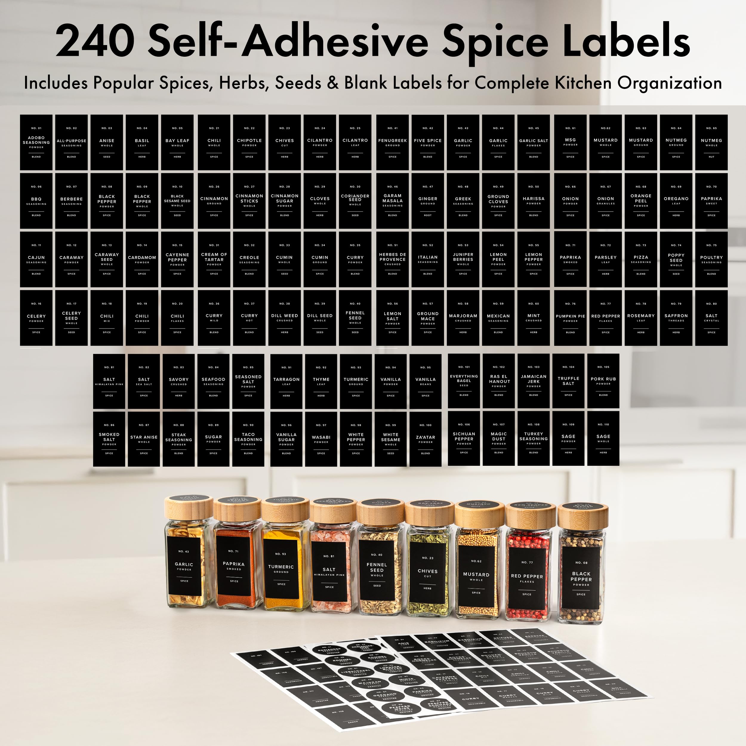 EDELHAUS labels help clear pantry organization.