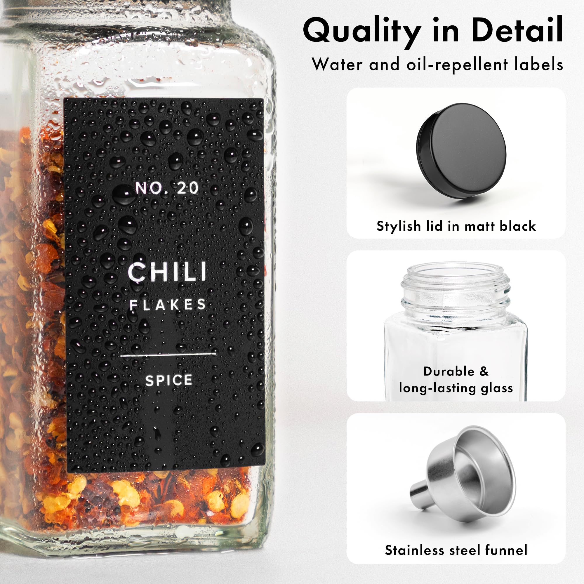 EDELHAUS compact design fits pantry shelves for space saving.