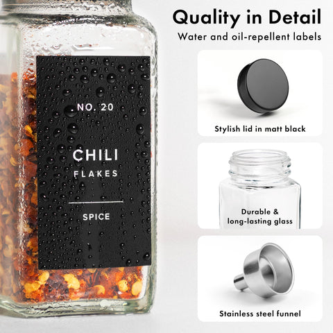 EDELHAUS compact design fits pantry shelves for space saving.