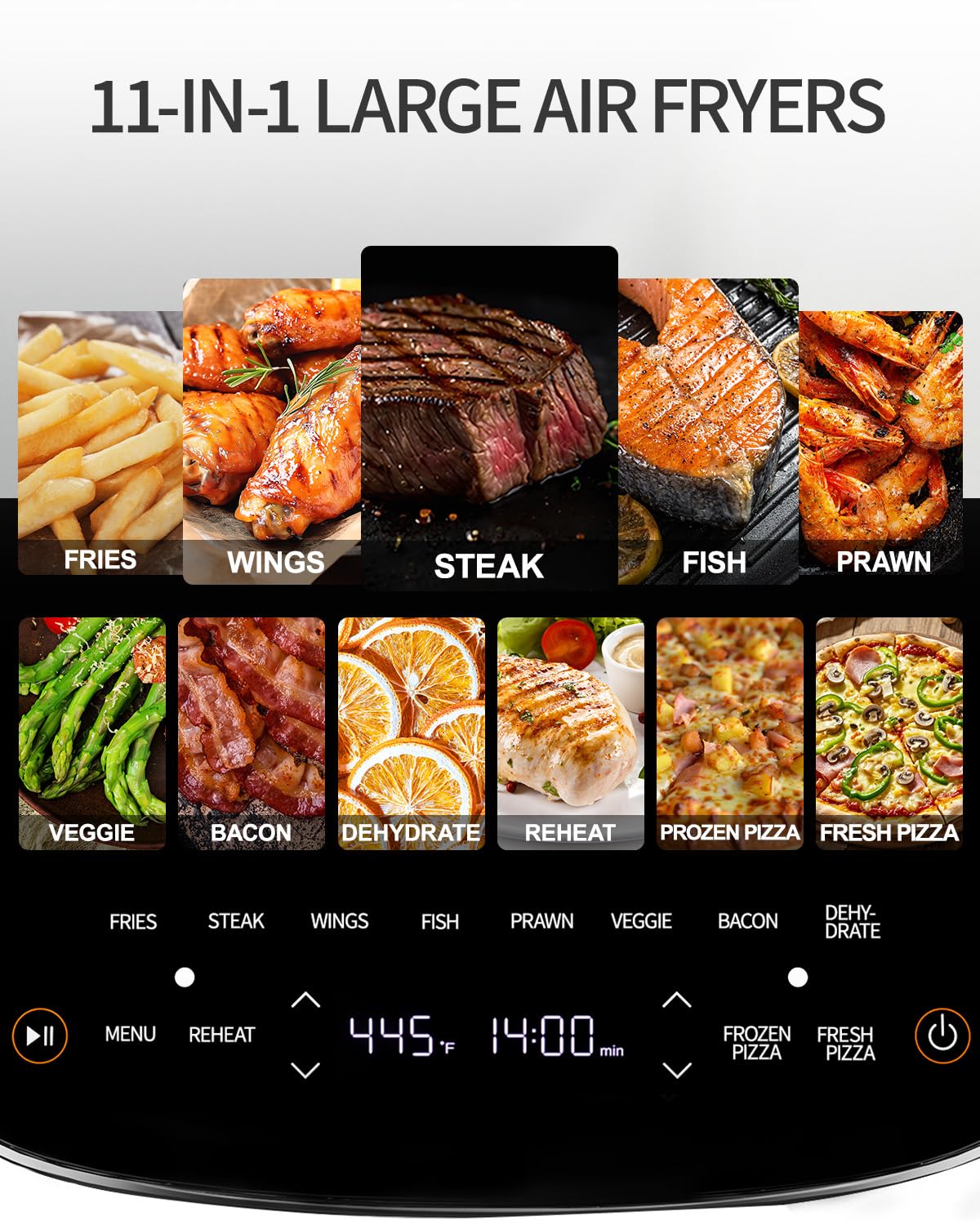 EDENPEER extra-large air fryer delivers up to 87 percent oil reduction for crispy but lighter meals