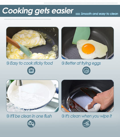 EDGING CASTING Dutch oven on induction heats evenly across cookware
