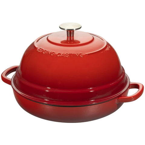 EDGING CASTING lid with stainless steel knob for easy handling