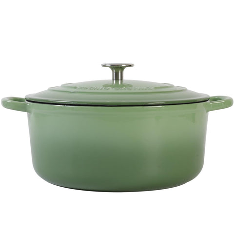 Lid seals well on EDGING CASTING Dutch Oven to lock moisture.