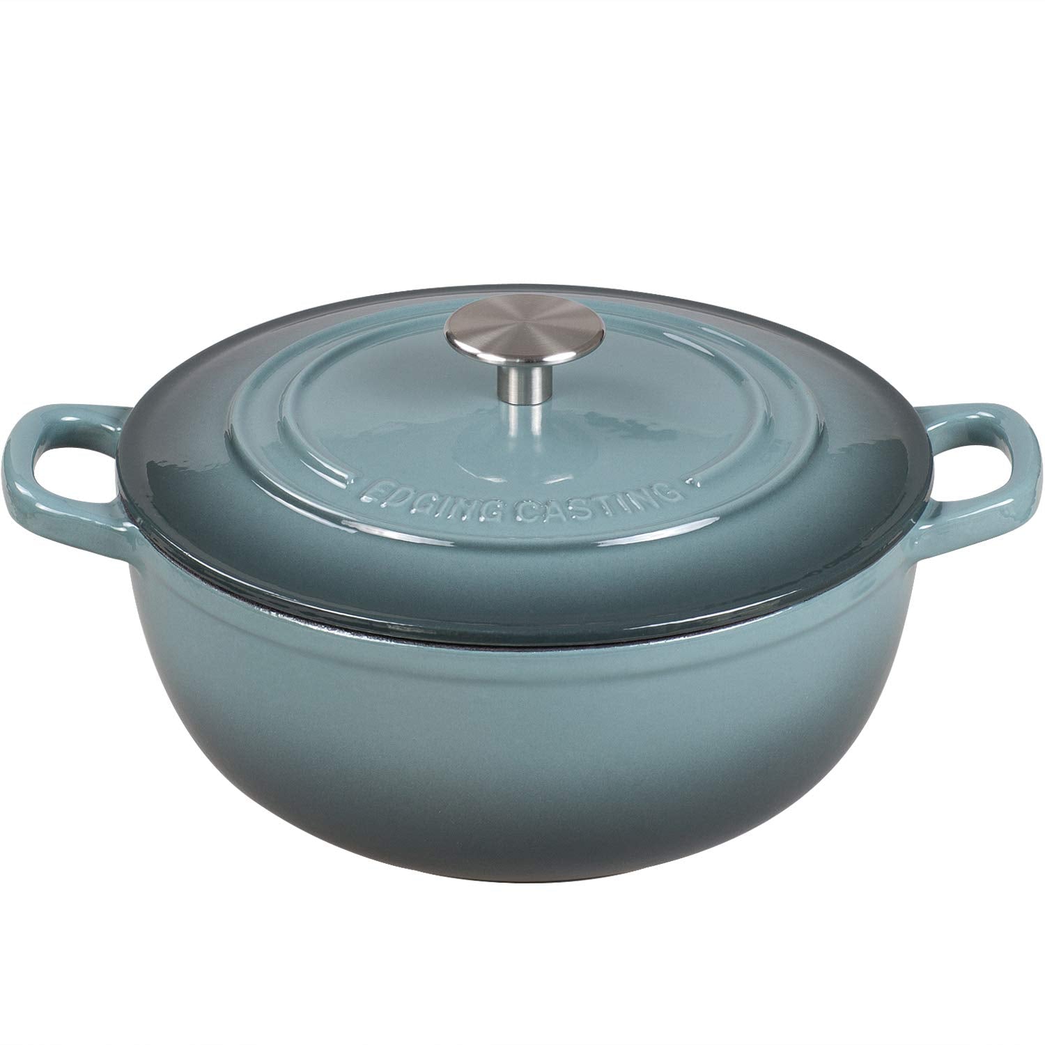 EDGING CASTING Dutch oven in slateblue for versatile stovetop cooking