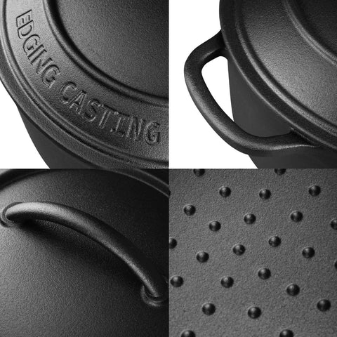 EDGING CASTING easy-care cleaning with hand wash routine.