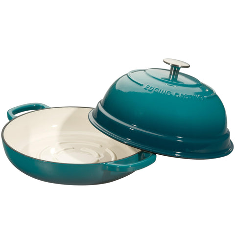 EDGING CASTING oven-safe to 500F supports versatile cooking.