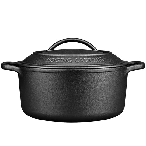 EDGING CASTING oven-safe to 500 degrees F for diverse recipes.