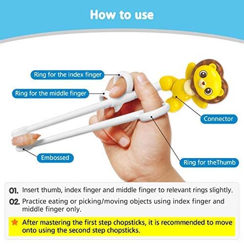 Brain training concept on Edison Friends chopsticks to improve coordination