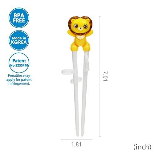 Edison Friends chopsticks embroidered design adds stylish training flair