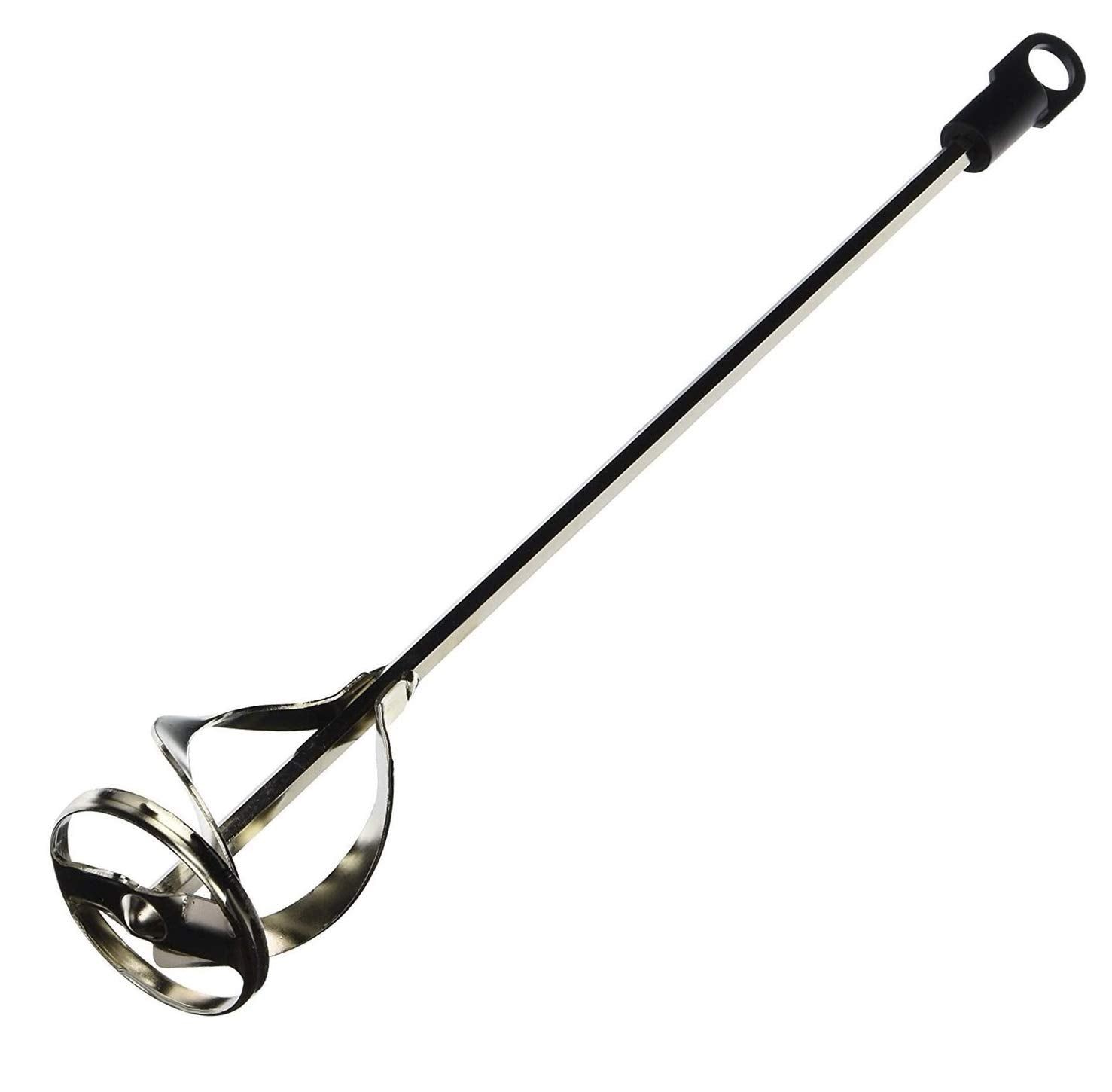 Edward Tools stainless steel mixer drill attachment for food-safe bulk mixing in bowls and buckets