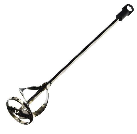 Edward Tools stainless steel mixer drill attachment for food-safe bulk mixing in bowls and buckets