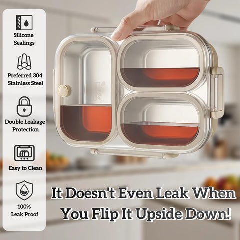 Eechen Charm Bento-style container supports portion control and balanced meals.