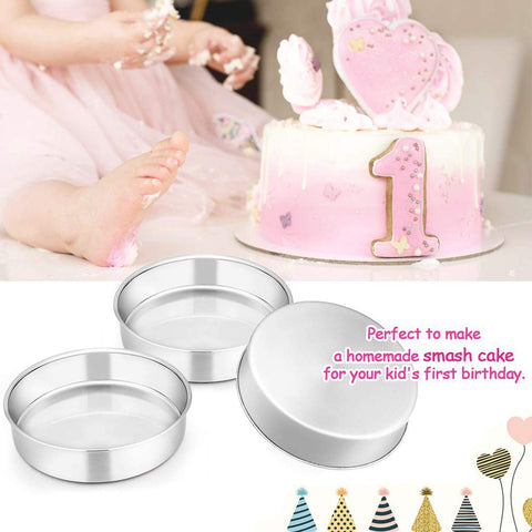 E-far cake pans are dishwasher safe for quick cleanup