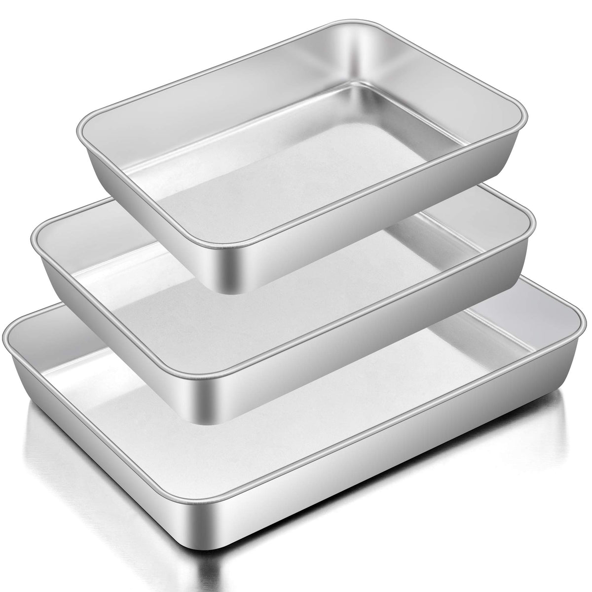 E-far large rectangle baking pan for lasagna and sheet cakes