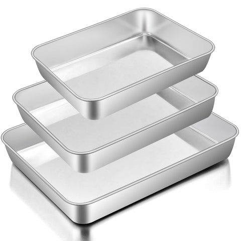 E-far large rectangle baking pan for lasagna and sheet cakes