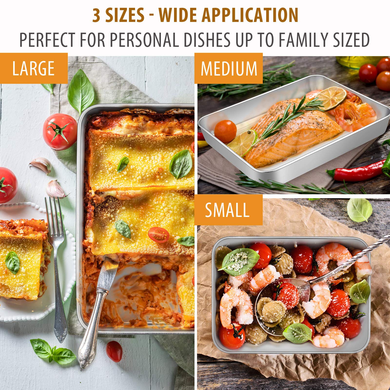 E-far oven-safe up to 450 degrees for versatile baking