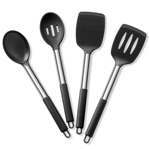 E-far cooking utensils 4-piece set shown for versatile daily cooking use