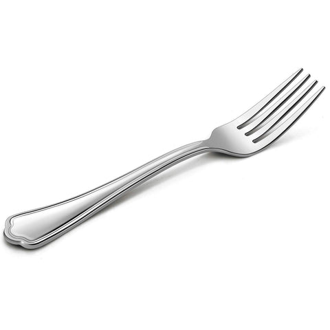 efar dinner fork 7-9 inch with scalloped edge for elegant everyday dining