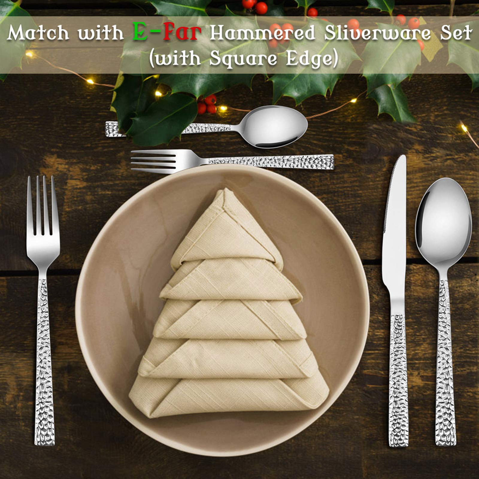 E-far dishwasher-safe knife simple cleanup after meals