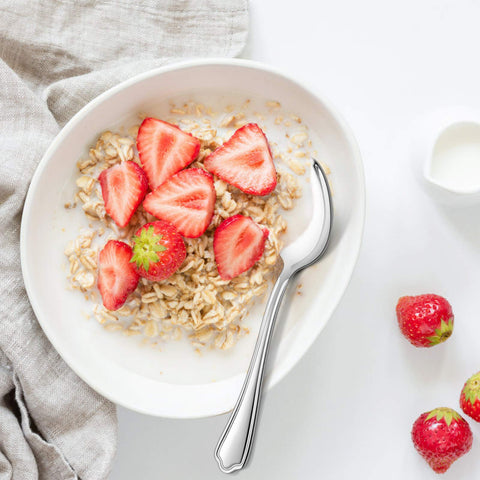 E-far dishwasher-safe spoons simplify cleanup after meals.