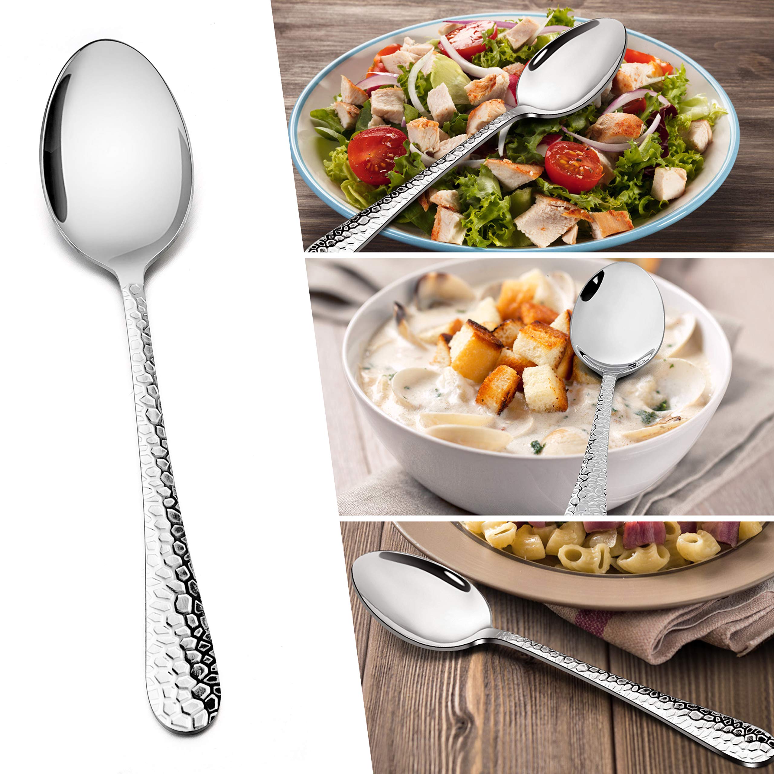 E-far ergonomic-grip spoons offer comfortable, stable handling