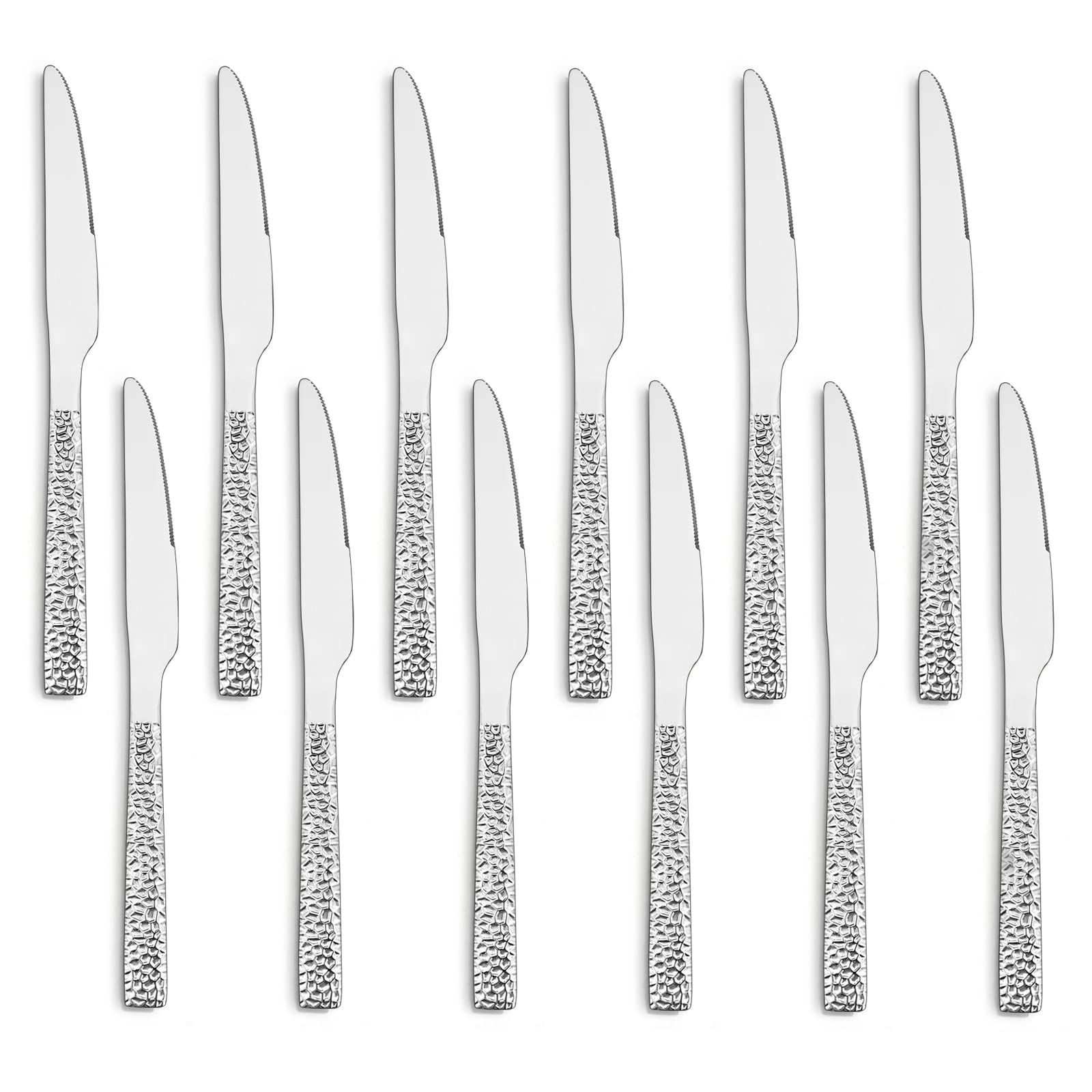 E-far mirror-finish dinner knife stylish update to any table setting