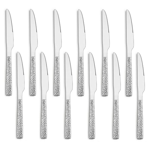 E-far mirror-finish dinner knife stylish update to any table setting